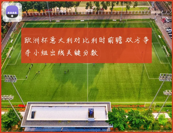 欧洲杯意大利对比利时前瞻 双方争夺小组出线关键分数