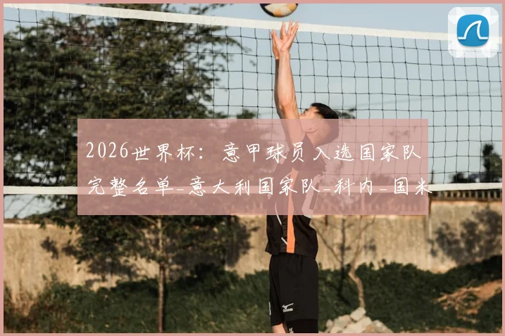 2026世界杯:意甲球员入选国家队完整名单_意大利国家队_科内_国米