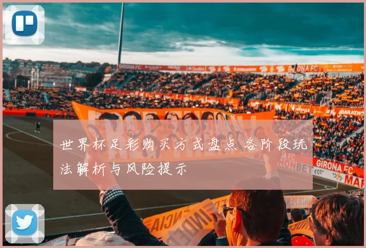 世界杯足彩购买方式盘点 各阶段玩法解析与风险提示